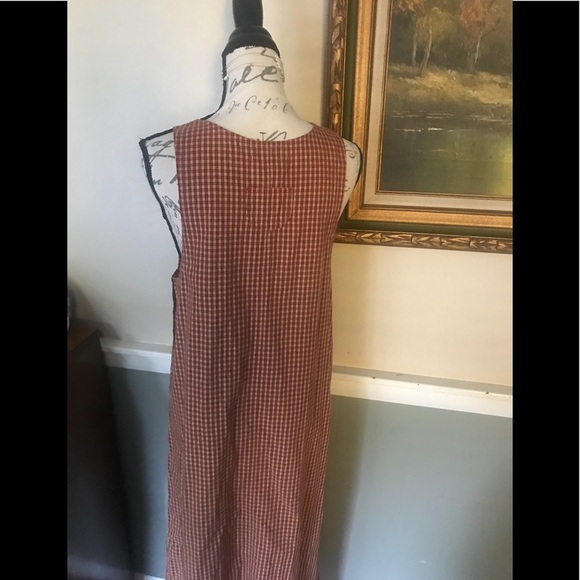 ❤️Women’s Petite Apple Gingham Dress S/P‼️FINAL SALE - Picture 2 of 7